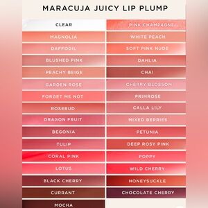 maracuja juicy lip plump 💄New Shades 💄